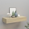 Gossi dulap de perete cu sertar, stejar, 60x23,5x10 cm, mdf