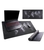 Mouse pad XXL pentru birou cu harta lumii, 40x90cm, Oem