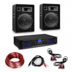 Electronic-Star Amplificator HiFi ?i set de boxe, amplificator 2 x 350 W , 2 x boxe 15 &amp;amp;quot;, 400 W RMS foto