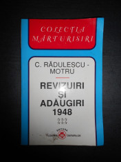 C. RADULESCU-MOTRU - REVIZUIRI SI ADAUGIRI 1948. volumul 6 foto