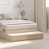 Cumpara ieftin Sertare de pat, stejar sonoma, 120x36,5x16,5 cm lemn prelucrat