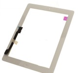 Touchscreen iPad 3 &amp; iPad 4, Alb, Complet - Ecran Tableta Premium