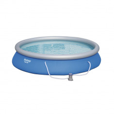 Set piscina gonflabila cu filtru Bestway, 457 x 84 cm foto