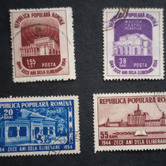 Romania 1954 Lp 371 Decada Culturii serie stampilate