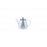 Infuzor din sticla, cu filtru si capac din inox, pentru ceai, 0.60L, Kinghoff