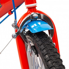 Bicicleta cu roti ajutatoare si sticluta de apa cu suport Paw Patrol Red 16 inch