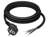 Cablu alimentare 3G1mm2 CEE 7/7 unghi, 1,8m, PVC - QOLTEC