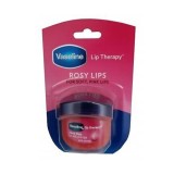 Vaseline Lip Therapy Rosy, balsam de buze hidratant cu aromă de trandafir, 7 g