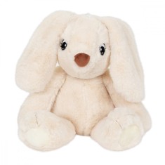 Jucarie de plus, Puffy Friends, Iepuras, Crem, 25 cm