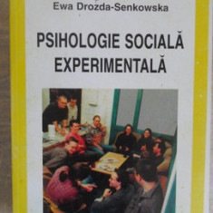 PSIHOLOGIE SOCIALA EXPERIMENTALA-EWA DROZDA-SENKOWSKA
