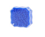 Joc educativ Labirint cu bile, 5 x 5 x 2 cm, albastru, Lean 21052