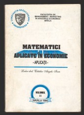 C10496 - MATEMATICI APLICATE IN ECONOMIE - CATALIN ANGELO IOAN, VOL. II