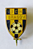 INSIGNA FCM BRASOV UZINELE ASTRA BRASOV 1936 EMAIL RECE FOTBAL JUD BRASOV