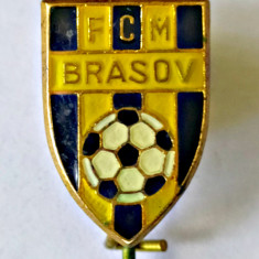 INSIGNA FCM BRASOV UZINELE ASTRA BRASOV 1936 EMAIL RECE FOTBAL JUD BRASOV