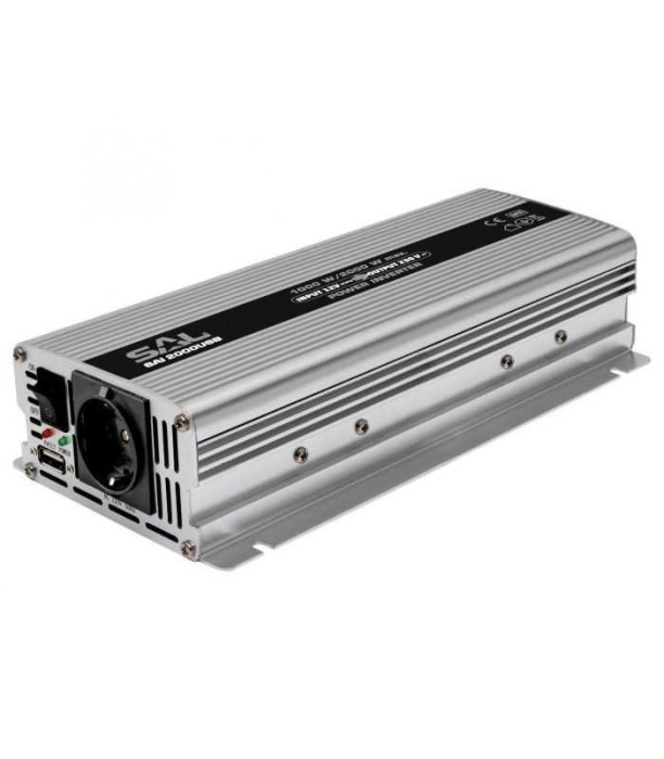 Invertor tensiune 12V - 230V 1000/2000W cu USB