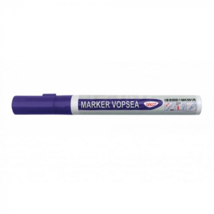 Marker DACO Vopsea Mov, Varf 1-2 mm, Marker, Marker Mov, Markere Mov, Marker cu Vopsea Mov, Marker Mov pe Baza de Alcool, Set Markere Mov, Marker Mov