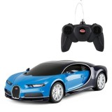 MASINA CU TELECOMANDA BUGATTI CHIRON ALBASTRU CU SCARA 1 LA 24, Rastar