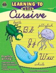 Learning to Write Cursive, Grades 2-3 foto