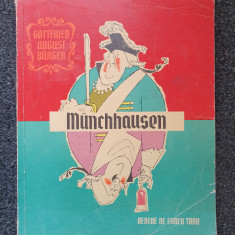MUNCHHAUSEN - Gottfried August Burger (Ilustratii Eugen Taru) 1967
