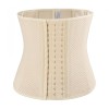 Corset BiXXBi W, Modelator, Postnatal, Premium, Perforat, 9 Spire Otel de Sustinere, 26 Cm Inaltime, Marime XL, Bej