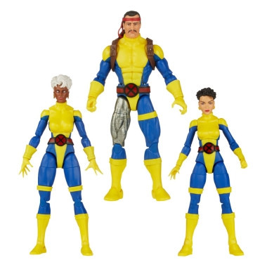 X-Men Editie aniversara 60 ani Marvel Legends Set 3 figurine articulate Storm, Marvel&amp;#039;s Forge, Jubilee 15 cm foto