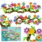 Blocuri De Constructie Creative, Gradina De Flori, 104 Elemente