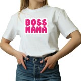 Tricou Personalizat Boss Mama, cu mesaj amuzant pentru mamici