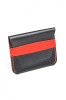 Portofel minimalist din piele naturala, lucrat si cusut manual, Hapi, Handmade, Negru, Produs in Romania, Elyk Creation