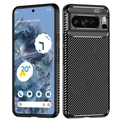 Husa pentru Google Pixel 9 Pro XL - Techsuit CarbonFiber - Black foto