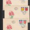 RO - FDC -TRANDAFIRI ( LP 739 ) 1970 ( 3 DIN 3 )