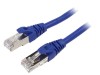 Cablul patch F/UTP 6 litat Cu PVC albastru 3m 26AWG