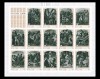 ✅Ras Al Khaima 1972 &quot; Patimile lui Isus&quot;,bloc 14v. ,Mi. 687/700A cota 25&euro; ,MNH, Stampilat