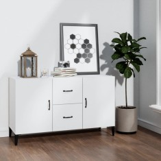 vidaXL Servantă, alb, 100x36x60 cm, lemn prelucrat