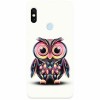Husa silicon pentru Xiaomi Mi A2, Colorful Owl Illustration