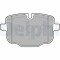 DELPHI LP2246 set placute frana,frana disc