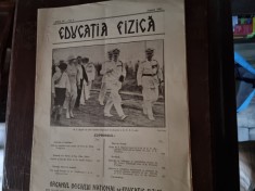 Revista Educatia Fizica anul IX numarul 8- august 1931 foto