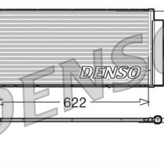 Condensator climatizare AC Denso, FIAT DOBLO, 02.2010-; OPEL COMBO, 02.2012- motor 1,4 benzina; 1,3/1,6/2,0 diesel, aluminiu/ aluminiu brazat, 665(63