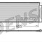 Condensator climatizare AC Denso, FIAT DOBLO, 02.2010-; OPEL COMBO, 02.2012- motor 1,4 benzina; 1,3/1,6/2,0 diesel, aluminiu/ aluminiu brazat, 665(63