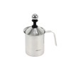 Spumator Lapte Manual Inox Kinghoff 400ml - Aparat Spumat Cafea, Capacitate 0.4L, Fund Termic, Ușor de Curățat