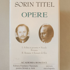 Sorin Titel. Opere (Vol. I+II) (Academia Română)