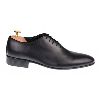 Pantofi barbati office, eleganti din piele naturala, negri, SCORPION, 024NBOX foto