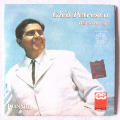 CD: "GICA PETRESCU - Discul de aur", 2008. Cuprinde pliant cu versurile pieselor