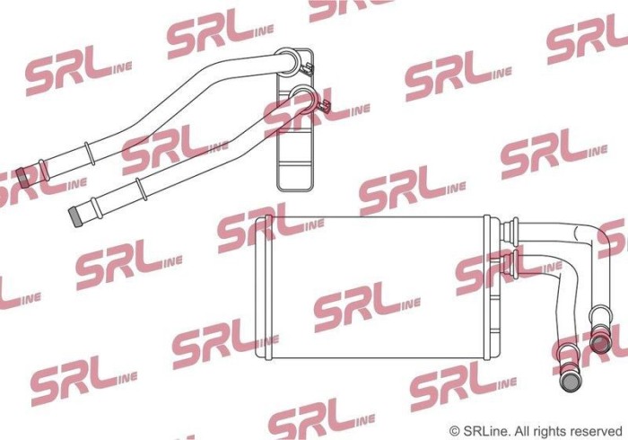 Radiator incalzire habitaclu BMW Seria 5 G30 23, 6 Gt, 7 G11, 8, motor: 1.6 T, 2.0 d, 2.0 h, 2.0 T, 3.0 d, 3.0 R6 T, 4.4 V8 T, cu conducte,