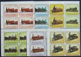 R.Guinea Ecuatoriala. -LOCOMOTIVE CU ABURI-SERIE 7 V.IN BLOC DE 4-MNH.**GEQ 017, Africa, Transporturi