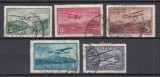 ROMANIA 1931 LP 94 VEDERI POSTA AERIANA SERIE STAMPILATA