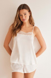 Cumpara ieftin Women&#039;secret pijama femei, culoarea alb, satin