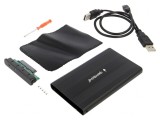 Carcasă Hard Discuri 2.5&quot; USB 2.0 Aluminiu Negru