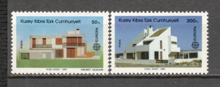 Cipru Turcesc.1987 EUROPA-Arhitectura moderna SE.709
