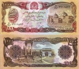 Bancnota Afganistan 1000 Afganis 1991 UNC - Ne流通