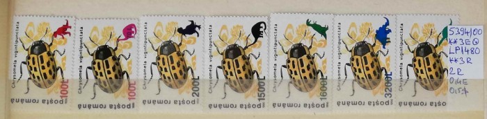 1999 Insecte supratipar LP1480 MNH Pret 3+1 Lei